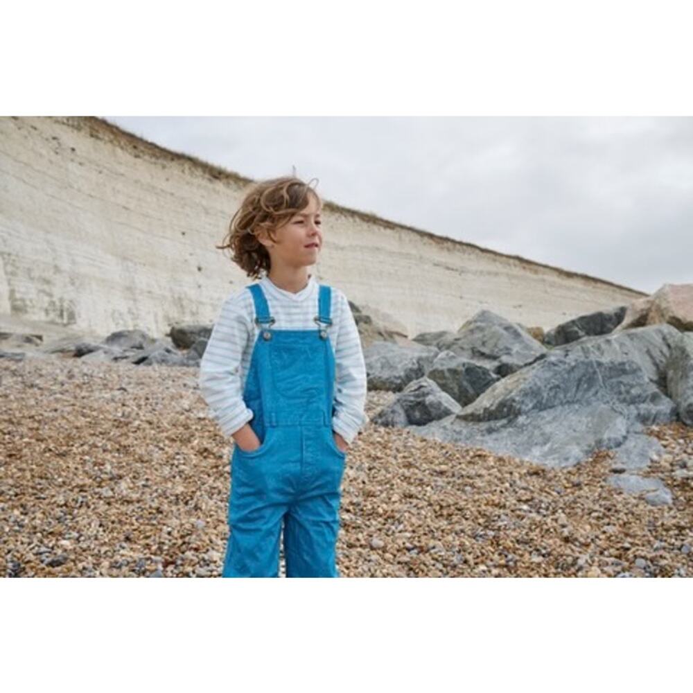Dotty Dungarees Kid's Blue Denim Overalls 4-5 Years